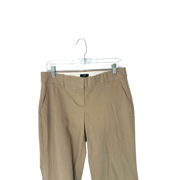 J.Crew City Fit Pants Tank Khaki Stretch Boot Cut Office Work Career Size 2S - Picture 3 of 9